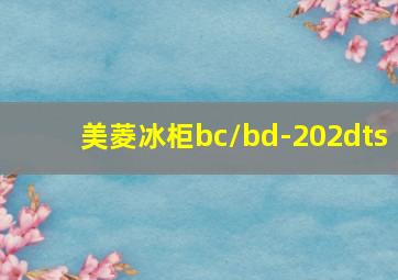 美菱冰柜bc/bd-202dts