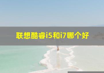 联想酷睿i5和i7哪个好