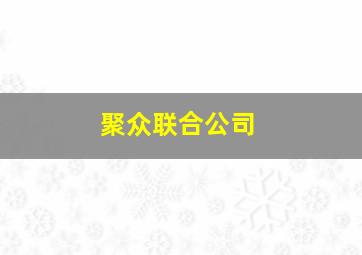 聚众联合公司