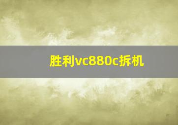 胜利vc880c拆机