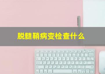 脱髓鞘病变检查什么