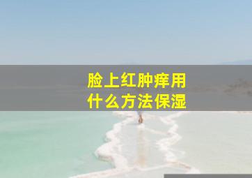 脸上红肿痒用什么方法保湿