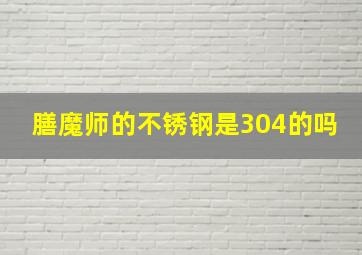 膳魔师的不锈钢是304的吗