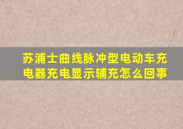 苏浦士曲线脉冲型电动车充电器充电显示辅充怎么回事