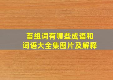 苔组词有哪些成语和词语大全集图片及解释