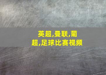 英超,曼联,葡超,足球比赛视频