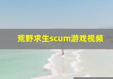 荒野求生scum游戏视频