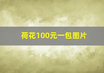 荷花100元一包图片