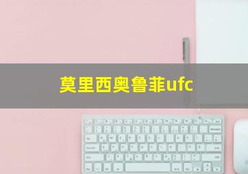 莫里西奥鲁菲ufc