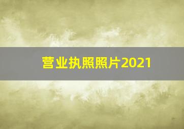 营业执照照片2021