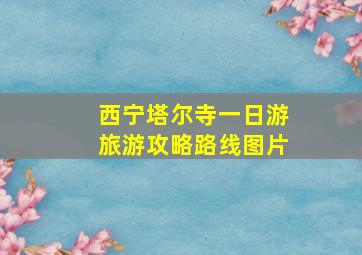 西宁塔尔寺一日游旅游攻略路线图片