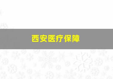 西安医疗保障