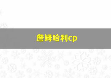 詹姆哈利cp