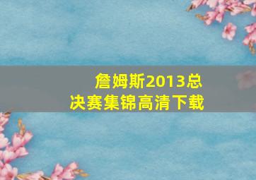 詹姆斯2013总决赛集锦高清下载