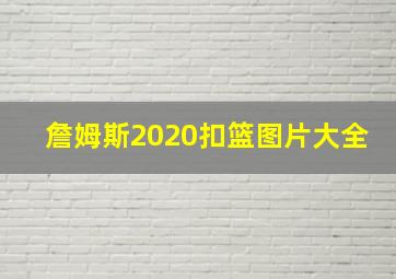 詹姆斯2020扣篮图片大全