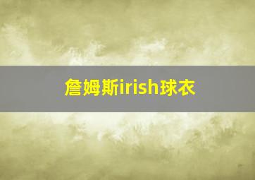 詹姆斯irish球衣