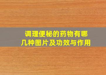 调理便秘的药物有哪几种图片及功效与作用