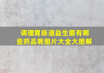 调理胃肠道益生菌有哪些药品呢图片大全大图解