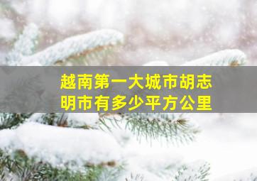 越南第一大城市胡志明市有多少平方公里