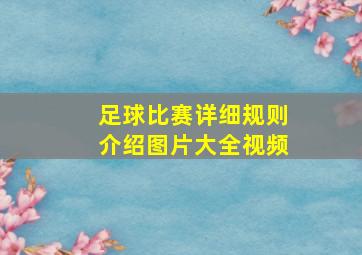 足球比赛详细规则介绍图片大全视频