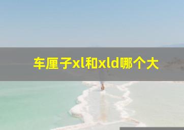 车厘子xl和xld哪个大