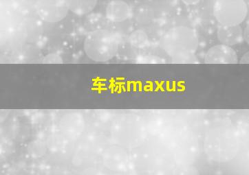 车标maxus