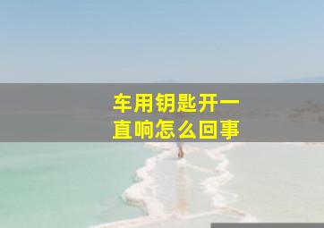 车用钥匙开一直响怎么回事