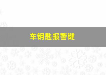 车钥匙报警键