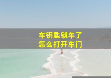 车钥匙锁车了怎么打开车门