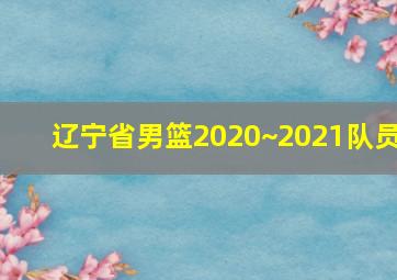 辽宁省男篮2020~2021队员