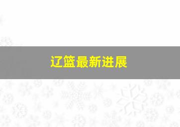 辽篮最新进展