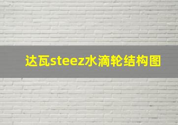 达瓦steez水滴轮结构图