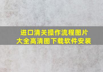 进口清关操作流程图片大全高清图下载软件安装