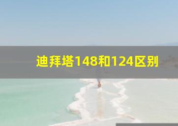 迪拜塔148和124区别