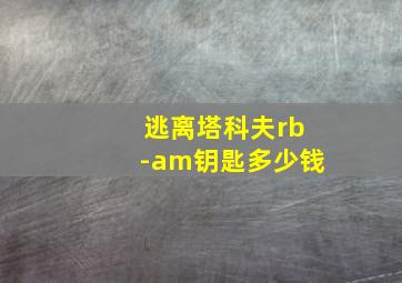 逃离塔科夫rb-am钥匙多少钱