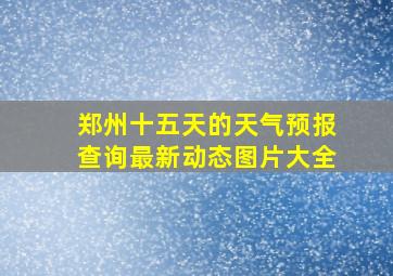 郑州十五天的天气预报查询最新动态图片大全