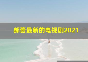 郝蕾最新的电视剧2021