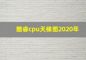 酷睿cpu天梯图2020年