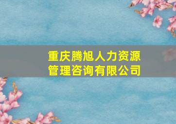 重庆腾旭人力资源管理咨询有限公司