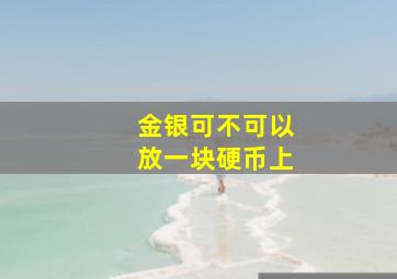 金银可不可以放一块硬币上