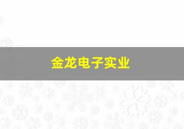 金龙电子实业