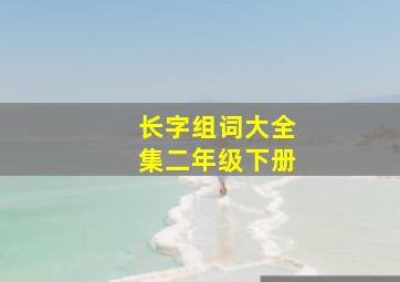 长字组词大全集二年级下册