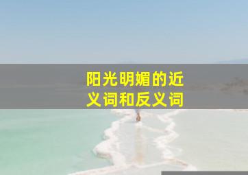 阳光明媚的近义词和反义词