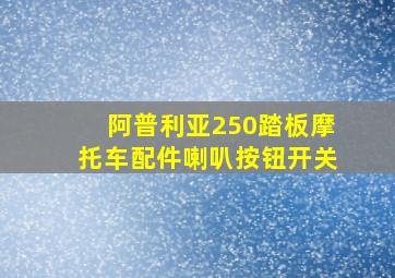 阿普利亚250踏板摩托车配件喇叭按钮开关