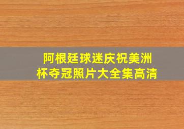 阿根廷球迷庆祝美洲杯夺冠照片大全集高清