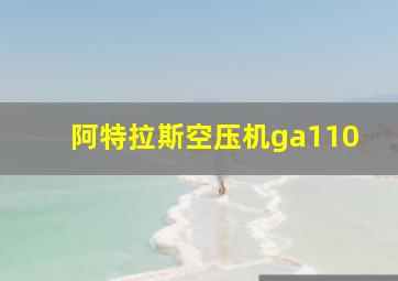 阿特拉斯空压机ga110