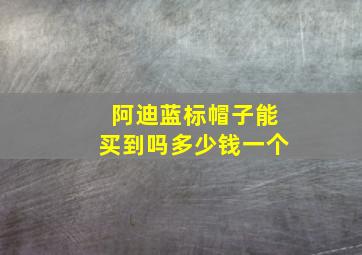 阿迪蓝标帽子能买到吗多少钱一个