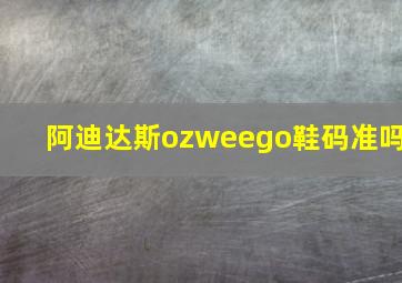 阿迪达斯ozweego鞋码准吗