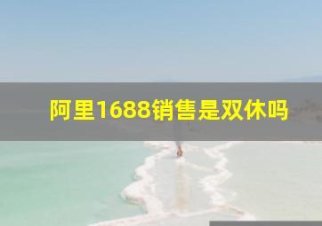 阿里1688销售是双休吗