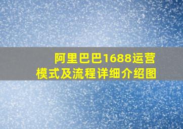 阿里巴巴1688运营模式及流程详细介绍图